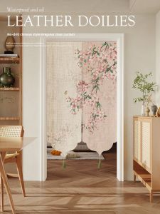 YINSHANG | No-Drilling Partition Curtain for Entryway Kitchen and Bathroom Half-Length
