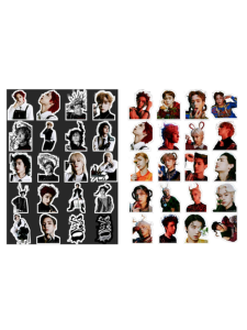 Mini Xdinary Heroes Overload Waterproof Mobile Phone And Laptop Stickers NCTDREAM Doge Cartoon Anime Accessories