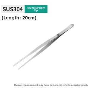 MONLEYTA | German Stainless Steel 304 High Precision Thickened Hardened Tweezers Handmade Object Removal Tool Repair