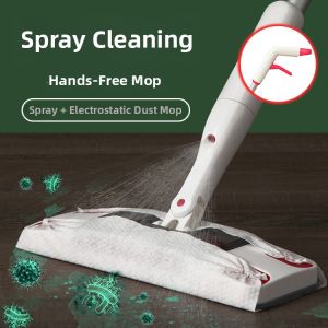 Static Dust Removal Spray Water Mop Disposable No Wash Lazy Persons Tool Dry Wet Use Micro Wet Cleaning Floor Wipes
