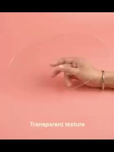 Clear Acrylic Palette Palette Paint Mixing Palette For Painting Color Clear Washable Transparent Oval Plastic Palette