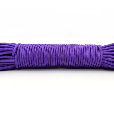 Dây Dù Paracord 3mm Dài 100ft/328ft Dây Dù Chiến Thuật Dùng Cho Đi Bộ Đường Dài Cắm Trại Làm Dây Phơi Quần Áo Phụ Kiện Vòng Tay Đa Năng
