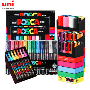 ปากกามาร์คเกอร์สี Posca 7/8/15สีญี่ปุ่นเครื่องหมายถาวรสำหรับงานไม้เซรามิกผ้าใบแก้วอุปกรณ์ศิลปะเครื่องเขียนภาพวาดพลาสติก ปากกา Posca - Lazada