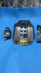 COVER TUTUP BLOK MESIN DAN COVER ENGINE HONDA CRF 150 KARBON