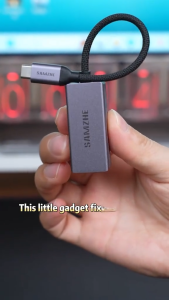 SAMZHE USB 3.0 Type-C to RJ45 Gigabit Ethernet Adapter 1000Mbps for MacBook Laptop