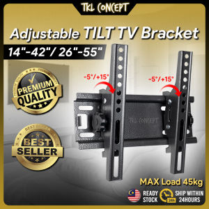 TKL TV Bracket Adjustable Tilt 14-42/26-55 Universal Tv Wall Mount Bracket Braket Gantung Dinding Breket LED LCD