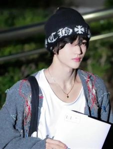 Riize Same Style Sanskrit Knitted Hat Mens and Womens Trendy Heattech Hat Autumn and Winter Woolen Hat Face-Looking Little Wild Trendy Cold Hat