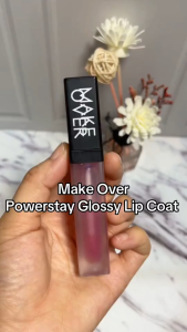[ Dubai Fashion Week ] MAKE OVER Powerstay Glossy Lip Top Coat 6.2 g - Lip Gloss Lembab Shiny DFW Nadya Hutagalung Pony Mira Agile