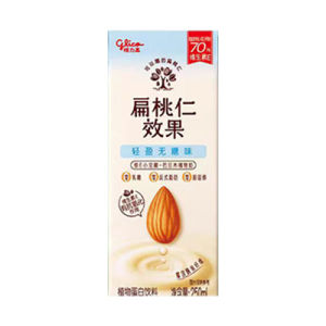 Glico Pure Plant Protein Beverage Nut Milk Lactose Free Cholesterol Free No Dairy Almond Beverage Home Use 250ml Bottle