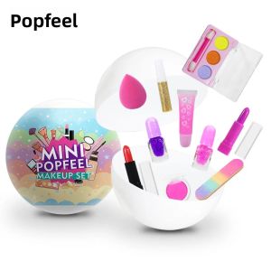 Bộ Bóng Trang Điểm Mini POPFEEL - Quà Tặng Ngày Lễ & Sinh Nhật Đáng Yêu - Bộ Sưu Tập Mỹ Phẩm Nhỏ Gọn