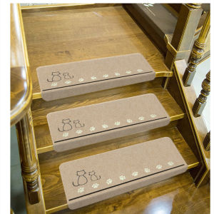 Tự dính mềm cầu thang bước mat chống trượt thảm cầu thang mat thảm lót sàn thấm thảm cầu thang không chống trượt thảm thảm thảm cho cầu thang trang trí gia đình thảm pad thảm cửa lối vào thảm bếp khách thảm lót sàn thảm trải sàn phòng