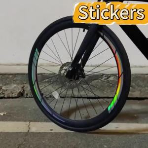 2D Flat Task Team Edition Bicycle & Motorcycle Stickers Glossy Surface Multi-Color Design Easy to Install with Squeegee