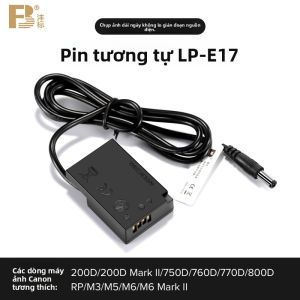 FB | Đapter Nguồn Ngoại Vi LP-E17 Tương Thích với Canon RP R8 R10 R50 M3 M6 M5 R100 760D 750D 800D 850D 77D 200D
