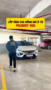 Rèm Che Nắng Xe PEUGEOT 408 2024-2025 Loại 1 MR Ô.TÔ Chống Tia UV Tia Cực Tím  Bảo Hành 2 Năm [ Tặng Khăn Lông Cừu ]