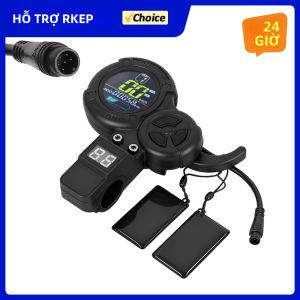 Màn Hình LCD EY3 Đồng Hồ Tốc Độ Đồng Hồ Đo Quãng Đường Thay Thế Cho Xe Tay Ga Điện Kaabo Mantis Wolf Warrior 48-72V Minimotors