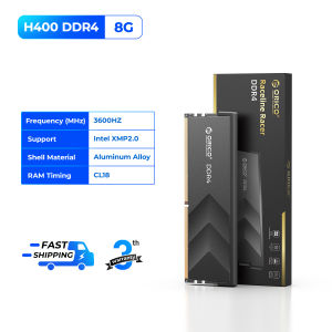 ORICO DDR4 Vest Memory Module RAM 8GB 16GB 3200MHZ CL16 CL18 1.35V Designed for Thrilling Games 5mm-Thick Solid Aluminum Heatsink for Desktop(H400)