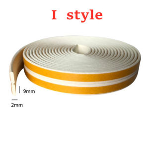 5/10m Seal Strip Self-Adhesive D Type Doors Window Gasket Soundproof Rubber Foam Weatherstrip Sealed Collision Strip