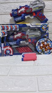 CWVS AVENGERS NERF GUN TOY CAPT. AMERCA SOFT BULLET GUN TOY FOR KIDS AND CHILDREN