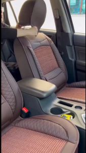 KIA Car Seat Covers SetFull Coverage Leather Ice silk Seat Protector With fixed lumbar support For Rio Vista Picanto Soluto Sportage Stonic Pride (5-seater luxury Set)