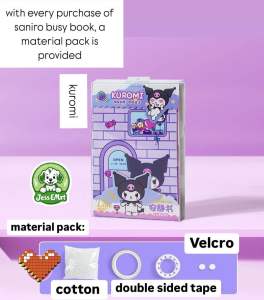 SG Seller Cartoon DIY Book Busy Book Quite Book Sanrio Kuromi Melody Cinnomorall Pochacco Book Kids Goodie Bag Gift Christmas Gift