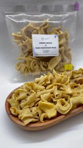 Keripik Usus Ayam Tanpa Tepung Cahaya Abadi Solo ( 50gr )