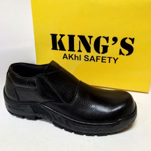 Sepatu Safety Kings Akhi Low internasional Kulit Ujung Besi
