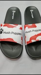 Sandal Selop HushPuppies Varsity Orange Pria Wanita Free Paperbag / Sandal Slip On Terbaru