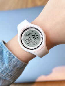 Student Alarm Clock Smart Step Counting Watch Sporty Simplicity Waterproof Male and Female Junior High School Girls Kids Vibration Electronic Watch