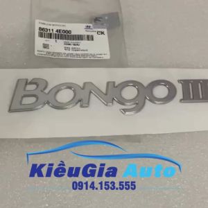 Lô gô chữ nổi Kia Bongo 3 Chính hãng