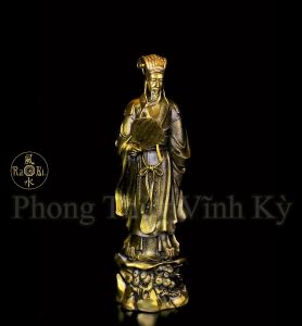 Khổng Minh Tiên Sinh - Thần Cơ Diệu Toán Gia Cát Lượng - Tượng Đồng Phong Thủy Cao Cấp - Đồ Đồng Mỹ Nghệ