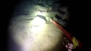 ไฟหน้าดําน้ําแบบชาร์จไฟได้ไฟฉายมืออาชีพกันน้ํา นํา ไฟฉายตกปลาหัวแสงไฟฉายดําน้ํา 1200lumen แสงสีเหลือง ไฟฉายที่แข็งแกร่