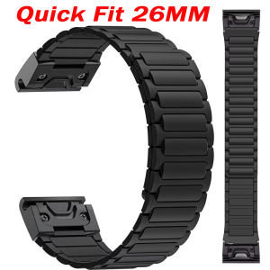 26mm Magnetic Silicone Strap For Garmin Band Fenix 8 7X 7 Pro Fenix 6X 5X 5Plus Tactix 7 Enduro 3 2 Loop Descent Mk1 Bracelet