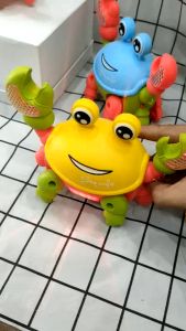 Đồ chơi con Cua Rùa 3D chạy pin có phát nhạc và đèn nhiều màu cho bé - Kích Thích Tư Duy Khám Phá Cho Bé