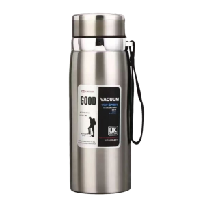 Bình Giữ Nhiệt Di Động 800ml Có Dây Đeo Dung Tích Lớn Làm Bằng Thép Không Gỉ Bình Nước Thể Thao Cách Nhiệt Dùng Cho Công Việc Và Hoạt Động Ngoài Trời