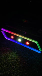 Stoplamp L300 RGB Slim Frame Akrilik 3D PNP Motif 3 / Stoplamp lazy RGB L300
