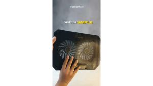 FAST DELIVERY Taffware Stand Cooling Pad Pendingin Laptop 2 Kipas 120mm 17 Inch Portable Lipat