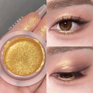 Golden Glitter Liquid Eyeliner Metal Punk Festival Makeup