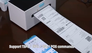A6 Thermal Barcode Label Printer / Shipping Label Delivery Online Courier Service Consignment Note Printing Airway Bill