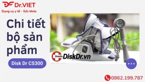 Đai cổ Hàn Quốc DiskDr CS300 - Thiết kế với các túi khí thông minh giúp tiết kiệm chi phí điều trị hạn chế việc phải phẫu thuật giúp giảm đau và hồi phục nhanh hơn các phương pháp thông thường