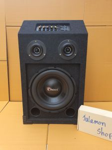 ลำโพงบลูธูท สำเร็จรูปพร้อมฟัง ดอกซับ 10 นิ้ว ดอกแหลม  4 นิ้ว (1 คู่ ) หุ้มพรมกำมะหยี่ ลำโพงใช้ไฟ 12 -24 v สินค้ามีการรับประกัน