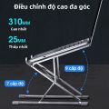 CMASO N8 Có Thể Điều Chỉnh Đế Laptop Nhôm Có Thể Gập Lại Giá Đỡ Cho Máy Tính Bảng Macbook Notebook Bàn Làm Mát Miếng Lót. 