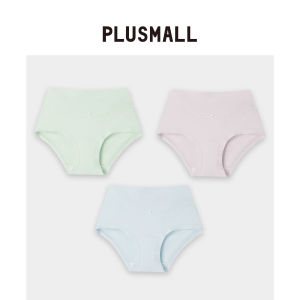 Plus Size High Waist Tummy Control Elastic Bare Feeling Breathable Bow Briefs