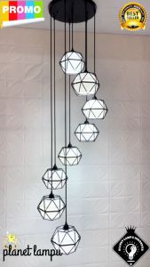 Lampu gantung Hias Minimalis Modern 8 in 1