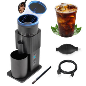 Máy Xay Cà Phê Điện Máy Xay Đậu Cao Cấp Có Quạt Thổi Khí Có Thể Sạc Lại Bằng Thép Không Gỉ Di Động Máy Pha Cà Phê Bằng Tay Đen/Trắng/Đỏ