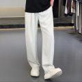 Relaxed Fit Summer Lightweight Silk-Like Men's Casual Pants. 