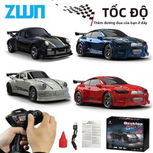 Xe Điều Khiển Từ Xa Mô Hình Xe Đua GTR Mini 4 Bánh Dẫn Động 4WD Tốc Độ Cao 1/64 2.4G Đồ Chơi Cho Bé Trai Sẵn Sàng Chạy Với Pin