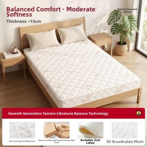 TAMILE | Supportive Back and Spine Care Mattress Natural Coconut Fiber