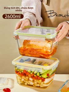 HONGZHU | Hộp Bảo Quản Rau Củ và Trái Cây Fermented Dung Lượng Lớn
