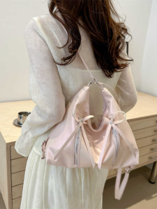 2024 New Arrival Trendy Bows Backpack Bags Womens Fashion South Korea Tote Bag Casual Large Capacity Single-Shoulder Bag