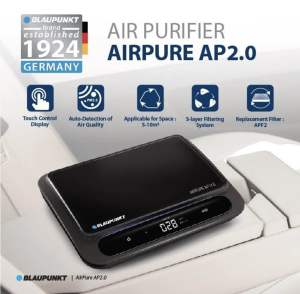 Blaupunkt Air Purifier AP 2.0 Filters PM2.5 VOC Viruses & Bacteria | AP2.0